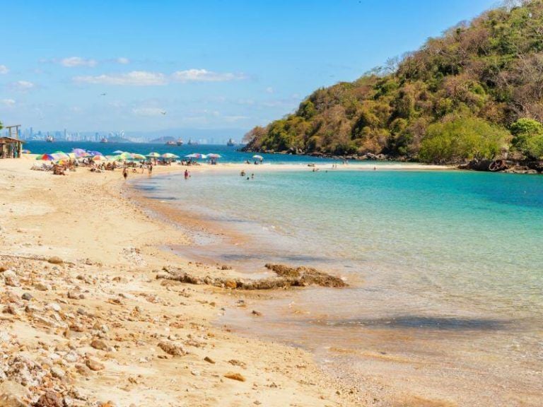playas en isla taboga