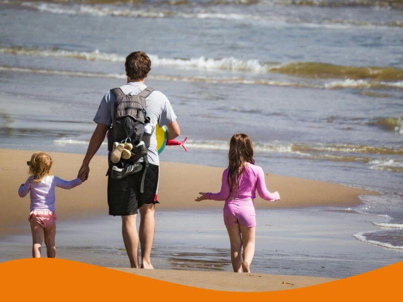 consejos para viajar con niños a la playa