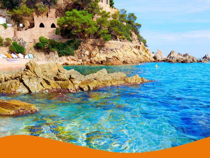 Cala Sa Caleta en Lloret de Mar